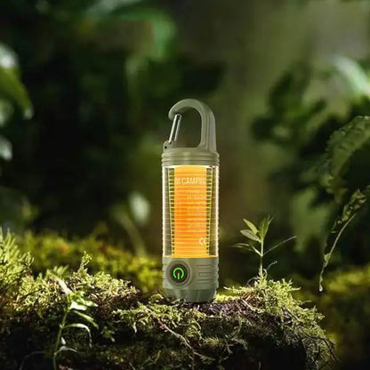 1000LM Super Bright Outdoor Hiking Fishing Tent Lamp 1200mAh Rechargeable Dual Light Source Tent Light Outdoor Camping Lantern