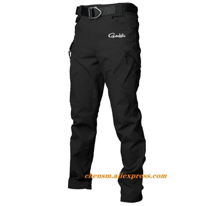 Gamakatsu Fishing Pants Waterproof Multi-pocket Outdoor Trousers Sports Breathable Fishing Clothes Outdoor Hiking Fishing Wear