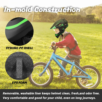 Kids Bicycle Helmet Child Sports Safety Cycling Protection Full Face Helmet Bike Roller Skating Helmet Guard for Cycling Scooter