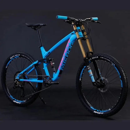 26/27.5 inch downhill bike dual shock absorption gravel bike 11 speed soft tail mountain bike adult hydraulic brake bicycle