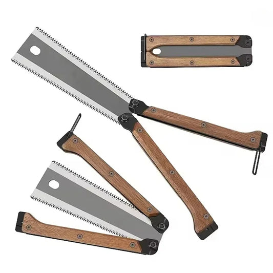 Double-Sided Folding Saw Gardening Pruning Saw Outdoor Camping Industrial Grade Anti Slip and Durable Manual Hardware Tool