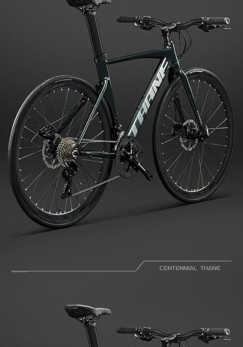 700C curved handle road bicycle 27 speed oil disc brake gravel bike ultralight aluminum alloy frame Road Racing bicicleta aldult