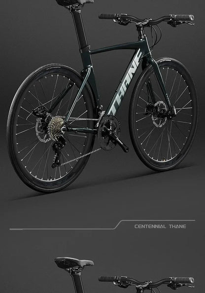 700C curved handle road bicycle 27 speed oil disc brake gravel bike ultralight aluminum alloy frame Road Racing bicicleta aldult