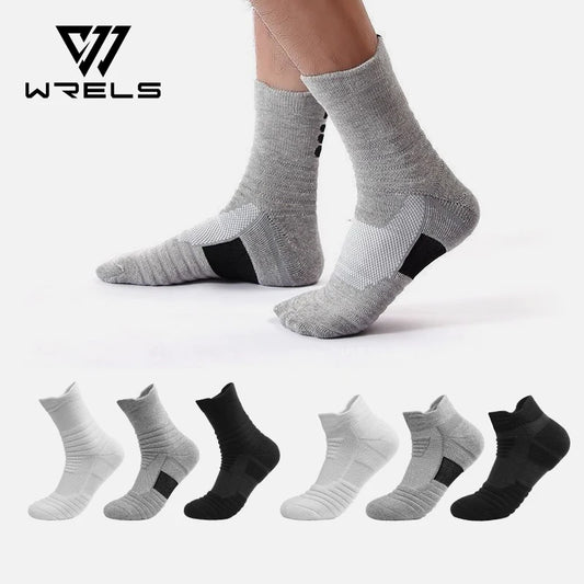 Running Compression Socks for Men Women  Anti-Blister Moisture Wicking Athletic Hiking Basketball Socks Cushion Socks