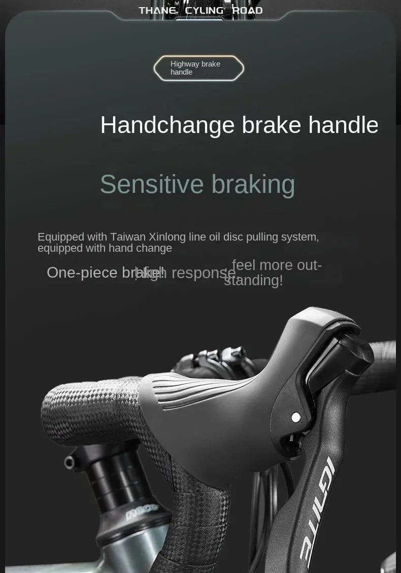 700C curved handle road bicycle 27 speed oil disc brake gravel bike ultralight aluminum alloy frame Road Racing bicicleta aldult