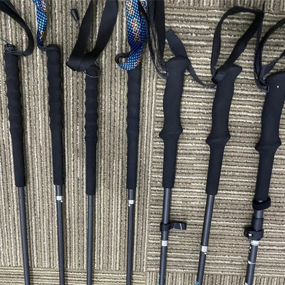 110g 120g 130g Turstaver i Karbonfiber Ultralette Turstaver Sammenleggbare Vandrestaver Bærbare Turstaver Campingtur