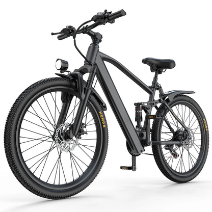 26" 24" Electric Motorcycles Mountain Bike for Adults 36V 374Wh/468Wh Battery,500W Motor Bicycle, 21-Speed 30 Miles Range Ebikes