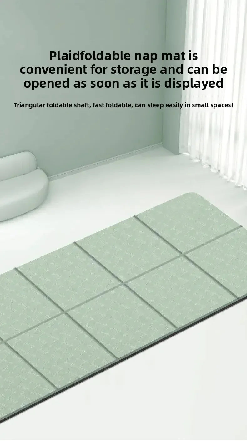 2025 new foldable Yoga Mat Eco Friendly TPE183*61*0.6cm Folding Travel Fitness Exercise Mat Double Sided Non-slip for Yoga