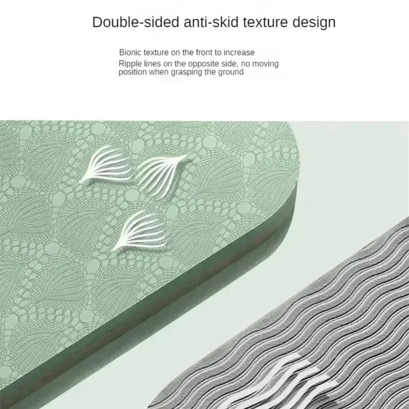 2025 new foldable Yoga Mat Eco Friendly TPE183*61*0.6cm Folding Travel Fitness Exercise Mat Double Sided Non-slip for Yoga