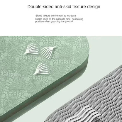 2025 new foldable Yoga Mat Eco Friendly TPE183*61*0.6cm Folding Travel Fitness Exercise Mat Double Sided Non-slip for Yoga