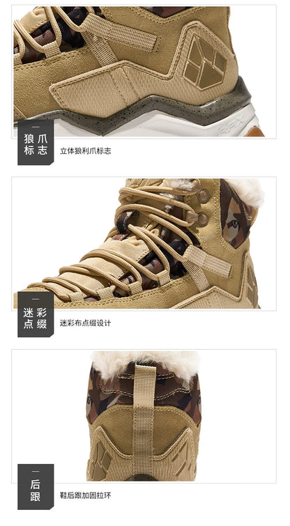 RAX Men Hiking Shoes Mid-top Waterproof Outdoor Sneaker Men Leather Trekking Boots Trail Camping Climbing Hunting Sneakers Women