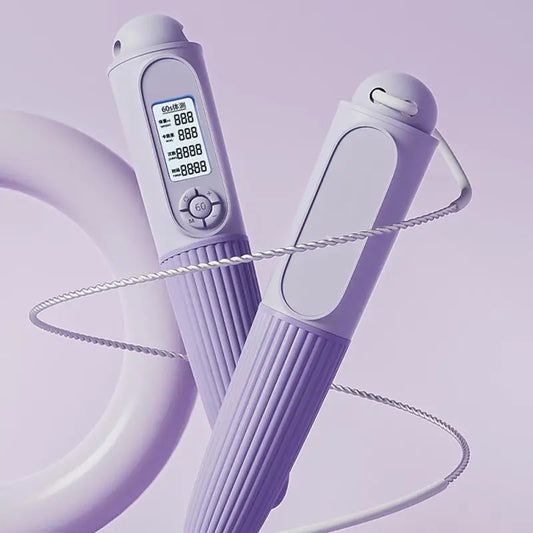 Skipping Rope With Counter Training Jump Rope Cordless Skipping Rope LCD Display Adjustable Sports Supplies Weighted Fitness