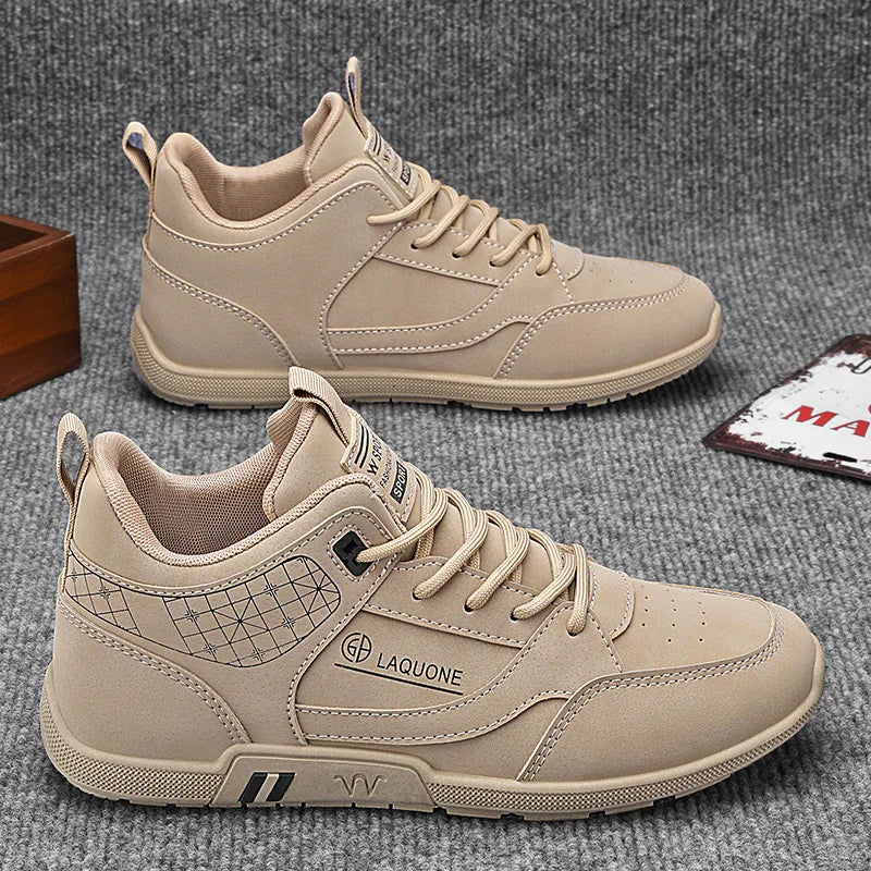 Men's Flat Sports Shoes Autumn 2024 New Outdoor Men's Vulcanized Shoes Casual Running Shoes Versatile Fashion Trend Work Boots
