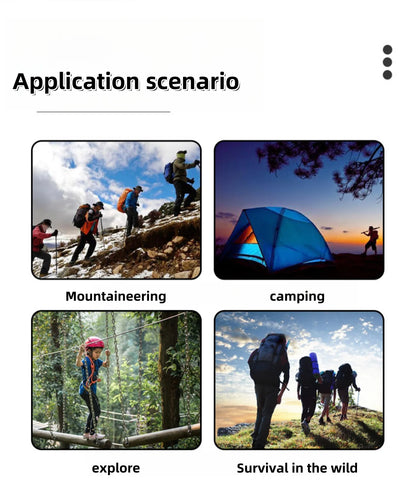 Multi-Function Survival Whistle with Compass & Thermometer, Lightweight for Camping, Hiking & Outdoor Adventures