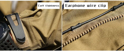 M65 UK Clothes Windproof Hunting Field Jackets Mens Winter/Autumn Waterproof Pilot Train Coat Hoodie Three Colors