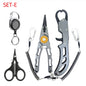 Shawto Aluminium Alloy Fishing Gripper Professional Fishing Lip Grabber Tool Fish Scissors Clip Fish Control Tackle Pliers Gear