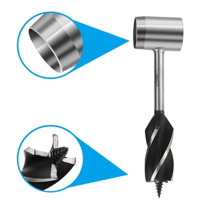 Multipurpose Wrench Auger Drill Bits Manual Hole Maker Protective Sleeve Wood Drill Core Punch Cr-V Hand Drill Tool Set Camping