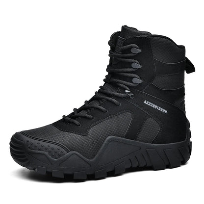 Men's waterproof hiking boots, lightweight outdoor work boots, stylish and durable hiking boots