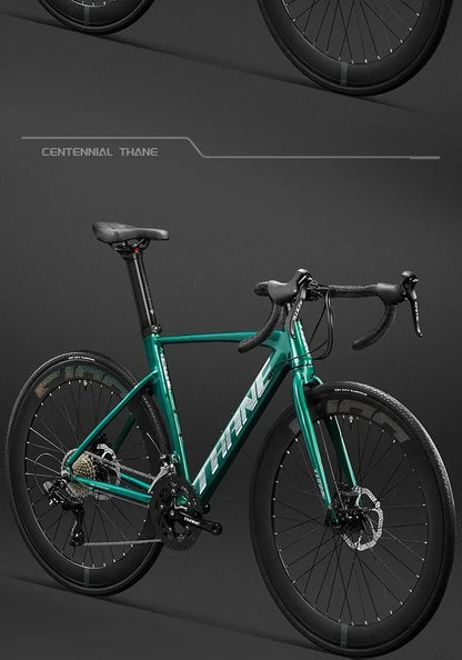 700C curved handle road bicycle 27 speed oil disc brake gravel bike ultralight aluminum alloy frame Road Racing bicicleta aldult