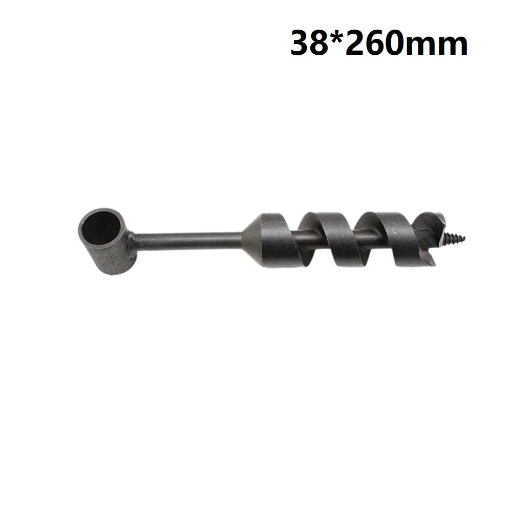 Bushcraft Hand Drill Outdoor Survival Tool Carbon Wood Drill Manual Hand Auger Wrench For Bushcraft Settlers Wood Punch Tool
