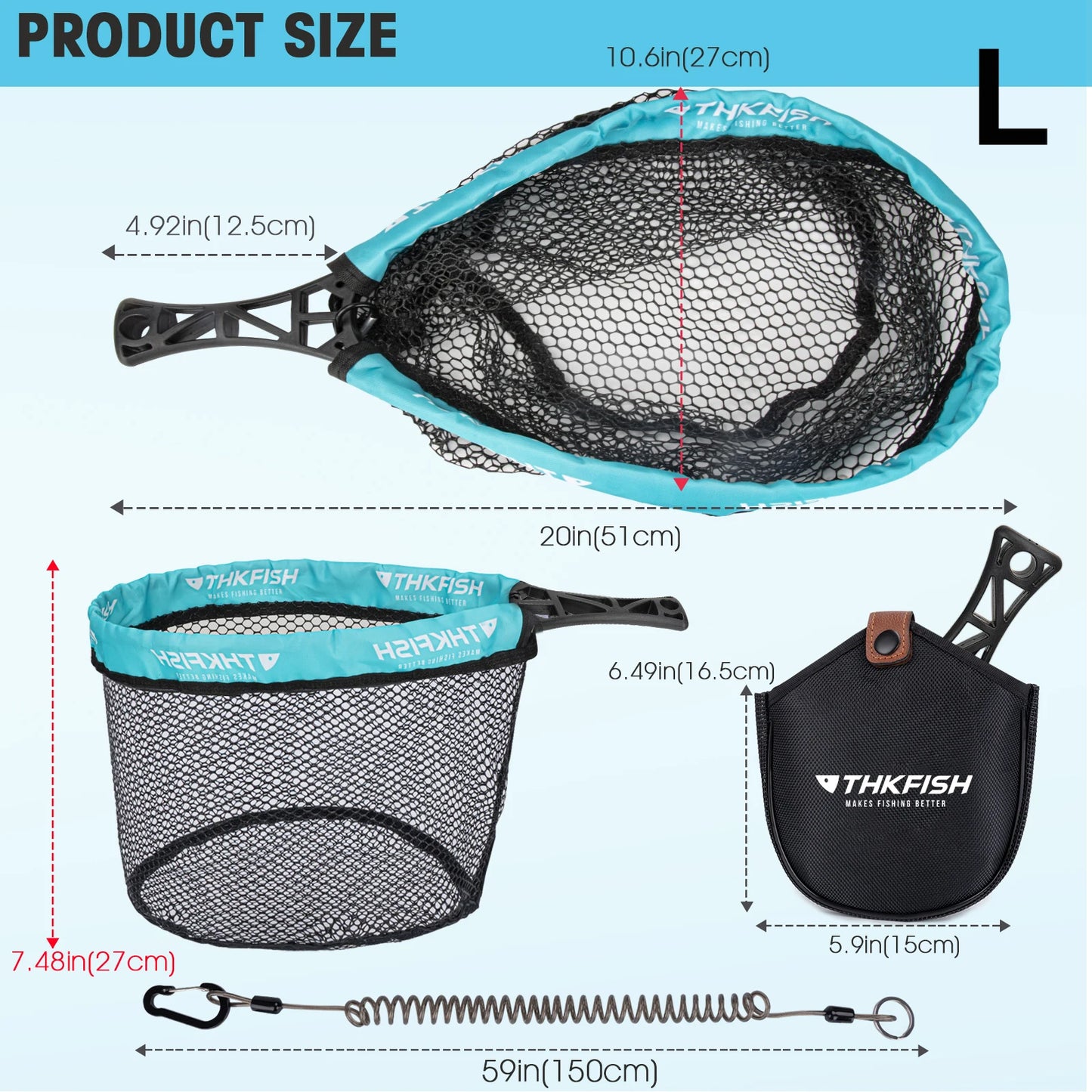 Foldable Fly Fishing Nets Portable Mesh Fishing Hand Net Outdoor Stream ABS Handle Dip Casting Landing Net Fishing Tools