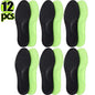 12/2pcs Soft Memory Foam Orthopedic Insoles Deodorizing Insole for Shoes Sports Absorbs Sweat Antibacterial Shoe Accessories
