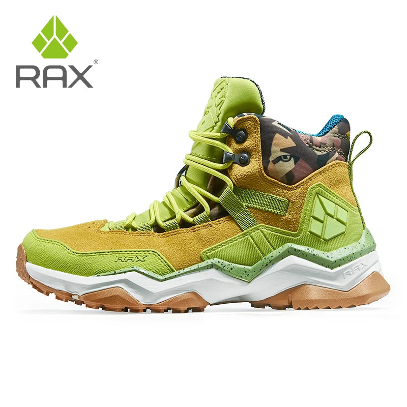 RAX Women Hiking Boots Waterproof Trekking Shoes Lightweight Mountain Climbing Boots Antislip Outdoor Sports Shoes Toursim