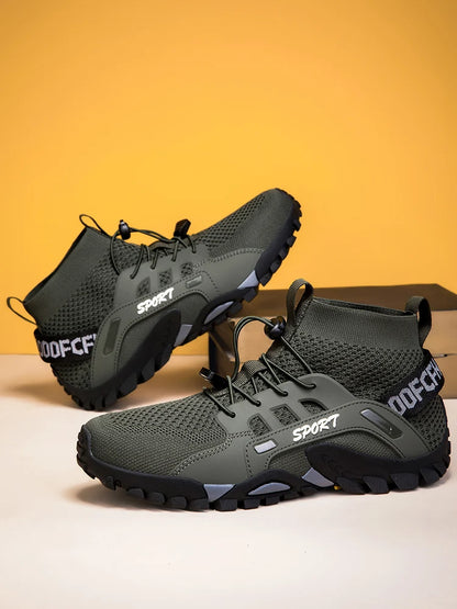 Men's and Women's Hiking Shoes, High Breathable Mesh Boots, Comfortable, Quick-drying, Hiking, Suitable For Travel And Leisure