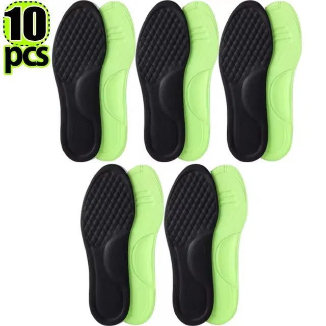 12/2pcs Soft Memory Foam Orthopedic Insoles Deodorizing Insole for Shoes Sports Absorbs Sweat Antibacterial Shoe Accessories