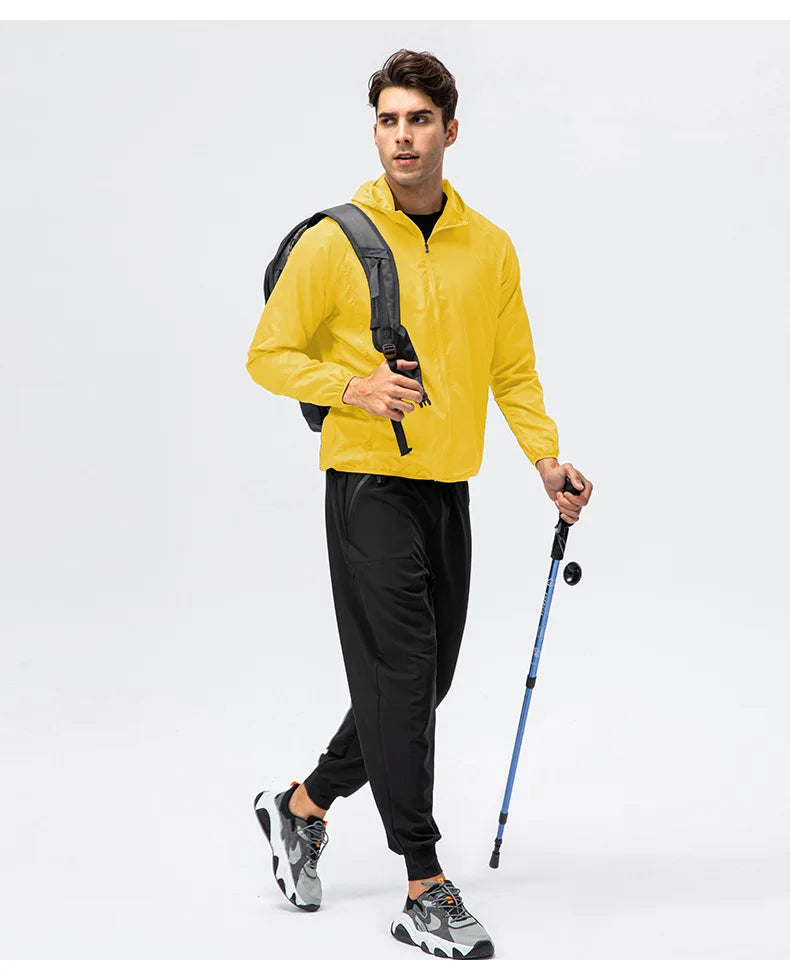 Men's Waterproof Jacket Men Women Windbreaker Women Sun Protect Clothing Fishing Rain Wind Breaker Jacket Climbing Clothes ﻿