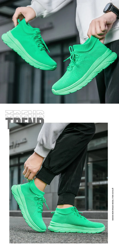 High Quality Men's Sneakers Mesh Casual Shoes Autumn 2024 New Breathable Men Shoes Tennis Male Flat Shoe Zapatillas Hombre