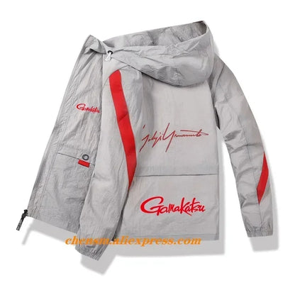2024 Gamakatsu Fishing Clothing Hooded Fishing Wear Outdoor Sport Fishing Shirts Mens Breathable Running Clothes Fishing Jackets