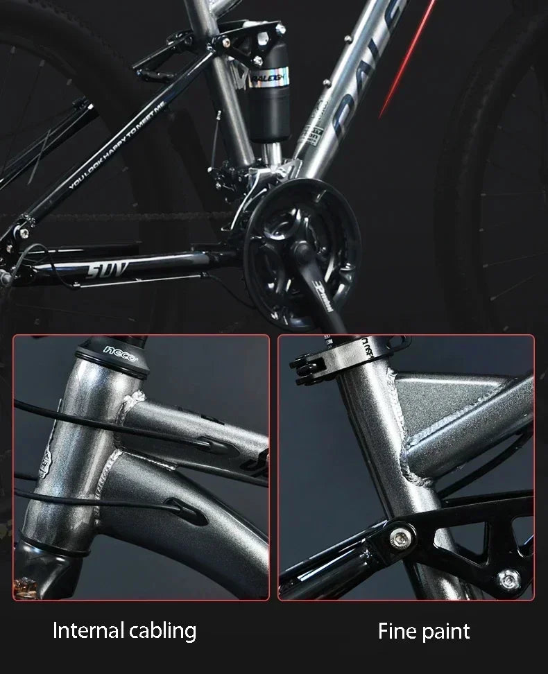 26inch 29inch Soft Tail Mountain Bike MTB Downhill Mountain Bicycle Double Damping Bike DH Cross Country MTB Dirt Bicicleta