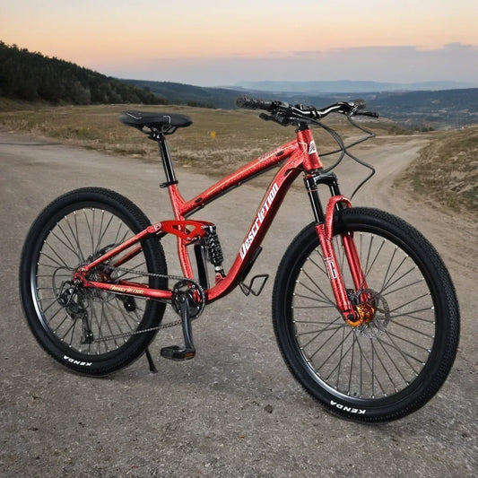 27.5 inch mountain bike single disc oil brake Downhill Bicycle soft tail mtb dual shock absorber 10speed Cross Country bicicleta