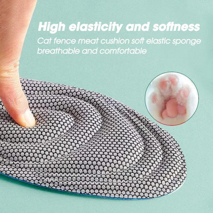 2/4pcs Memory Foam Orthopedic Insoles Shoes Men Women Nano Antibacterial Deodorization Insole Sweat Absorption Running Cushion