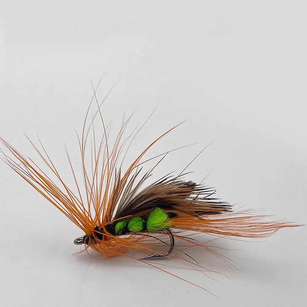 120pcs Fly Fishing hook Lures Kit Flies Dry Wet Nymph Streamers Fly Assortment With Fly Box Fly Fishing Assortment For fishing