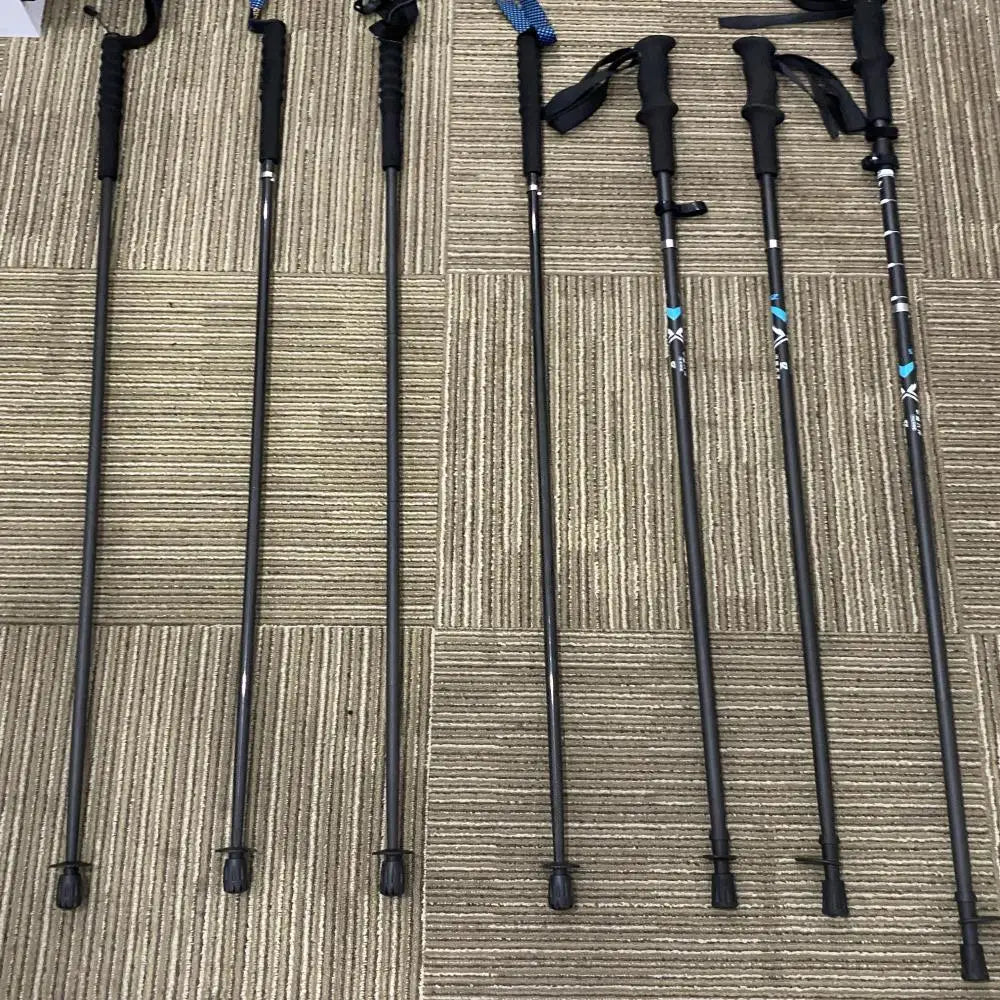 110g 120g 130g Turstaver i Karbonfiber Ultralette Turstaver Sammenleggbare Vandrestaver Bærbare Turstaver Campingtur