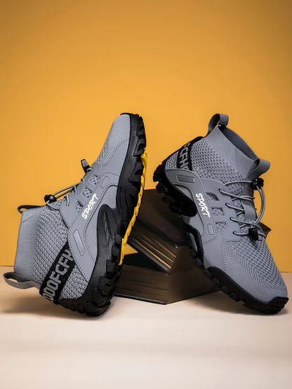 Men's and Women's Hiking Shoes, High Breathable Mesh Boots, Comfortable, Quick-drying, Hiking, Suitable For Travel And Leisure