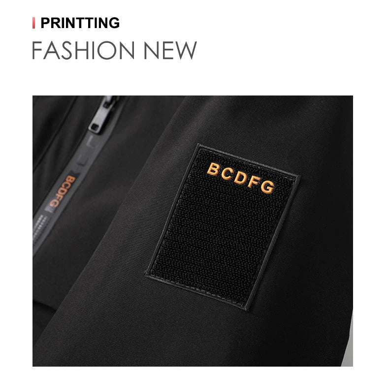 CHRLCK Men Women Hiking Jackets Waterproof Large Size Spring Autumn Windbreaker Camping Climbing Outdoor Coats Unisex