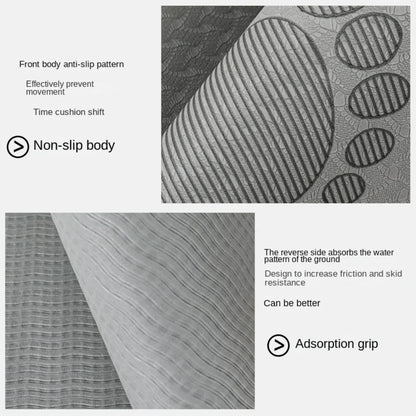 Anti-noise Jump Rope Mat Cushioning TPE Yoga Fitness Mats with Position Line Sweat Proof Skipping Mat Pilates Exercise