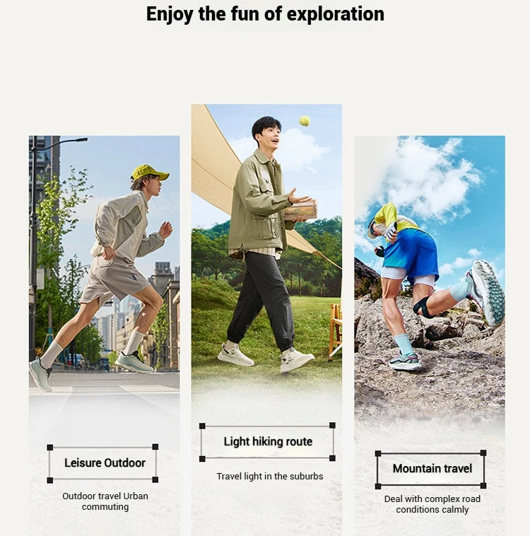 361 Degrees Yushan PRO Men Running Shoes Durable Hiking Cushioning Breathable Non-slip Outdoor Jogging Male Sneakers 672522250