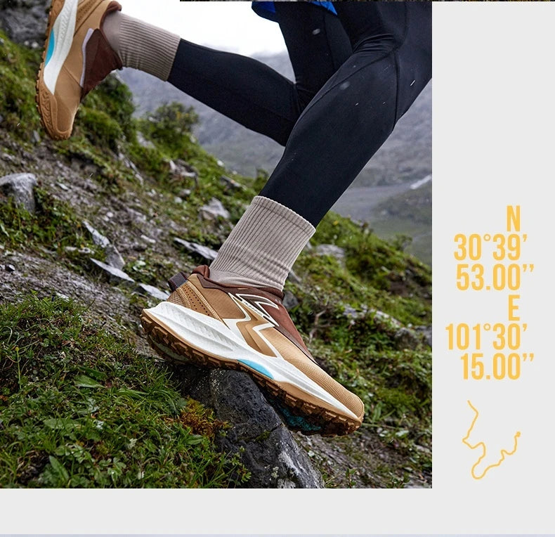 361 Degrees Men Running Shoes New Lightweight Soft Breathable Rebound Cushioning Non-Slip Outdoor Hiking Sneakers Male 672442208