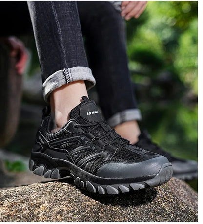 Women Men Hiking Shoes Outdoor Trekking Sports Climbing Camping Boots Non-slip Waterproof Walking Jogging Trainers Sneakers