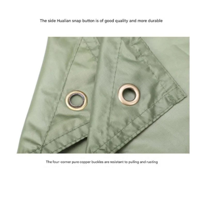 2025 Best-selling cross border three-in-one cloak raincoat adult outdoor hiking polyester multifunctional rain poncho