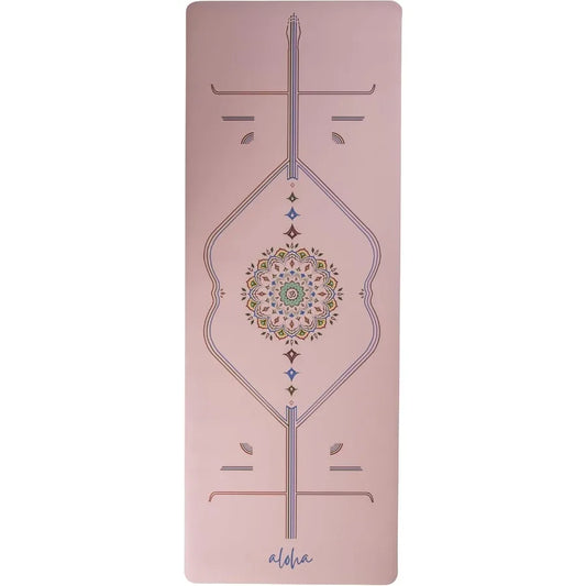 Bliss Premium Yoga Mat NonSlip Natural Rubber EcoFriendly Thick SweatResistant 72 x 27 for Yoga Pilates Hot Yoga Fitness Ideal