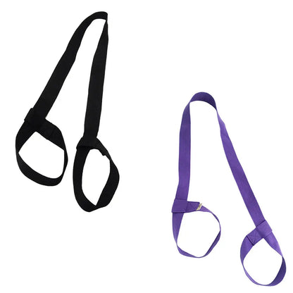 2Pcs Yoga Mat Strap Made of High Quality Polyester Cotton Carrying System for Exercise Sling Belt Holder Adjustable Loop