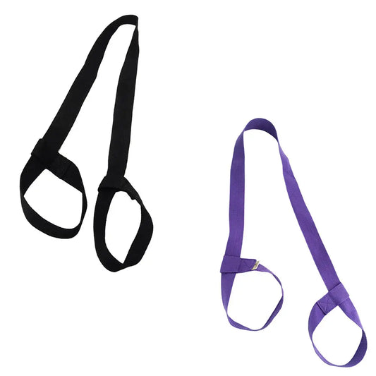2Pcs Yoga Mat Strap Made of High Quality Polyester Cotton Carrying System for Exercise Sling Belt Holder Adjustable Loop