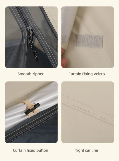 GOLDEN CAMEL 2-3 Persons Camping Tents Outdoor Portable Folding Automatic Tent Travel Rainproof Camping Equipment Beach Canopy