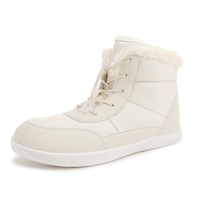 2024 women's barefoot snow boots warm snow boots outdoor hiking shoes winter fur ankle boots women's boot Barefoot Ankle Boots