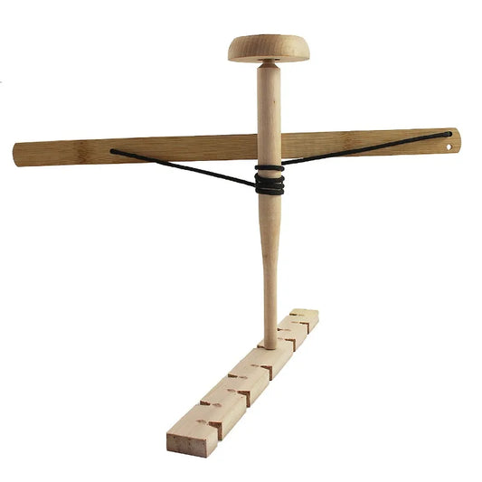 Fire Starter Kit Hand Drill Survival Tool for Outdoor Camping Bushcraft Fire Making Practice Set with Natural Wood Bow Drill